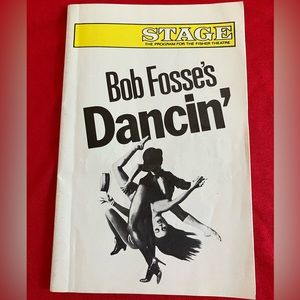 Bob Fosse’s Dancin’ playbill 1981